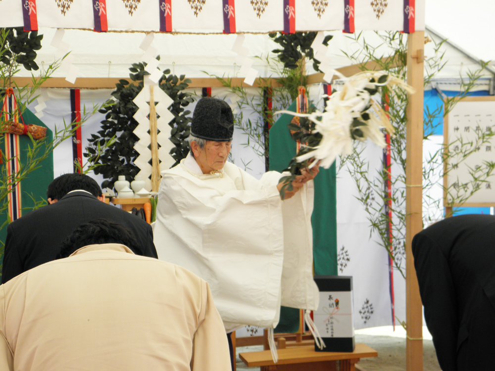 レンタルステーションアズミ新築工事地鎮祭