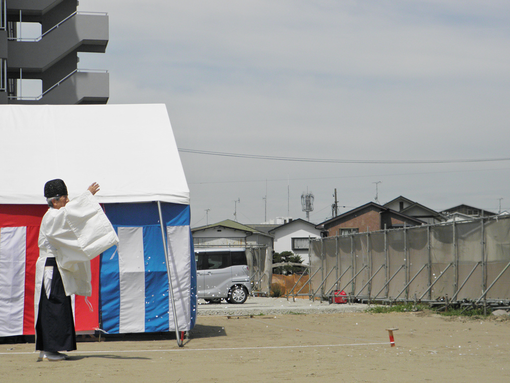 レンタルステーションアズミ新築工事地鎮祭