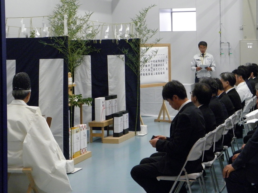 日本積層造形㈱2号棟建築工事 安全祈願・竣工式